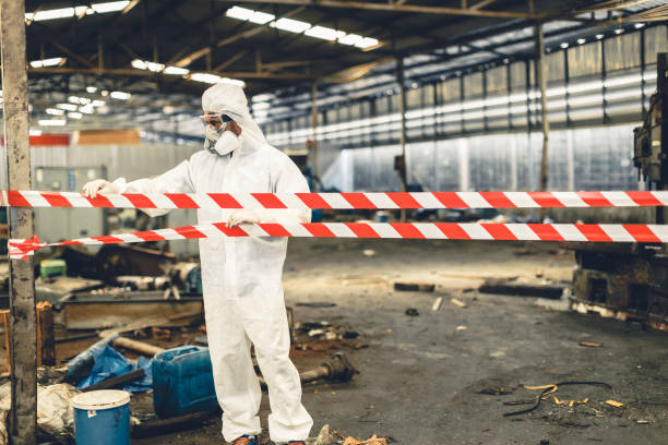 Professional Unattended Death Cleanup technician working in Aurora, TX